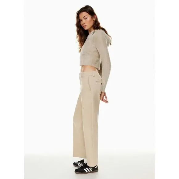 Aritzia Sunday Best Maddox Sweater in Humus Beige Size Small - Picture 4 of 12